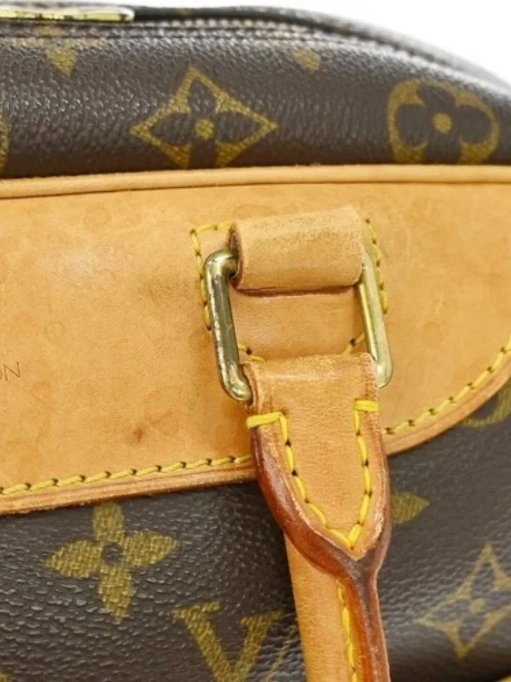 Best05 LOUIS VUITTON DEAUVILLE BOWLING BUSINESS HANDBAG MONOGRAM VI0050 RQ03744